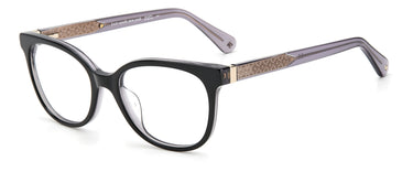 Premium Women Kate Spade Model Eyeglasses: Payton - Black- SpecSMART Eye Clinic (Diagonal View)